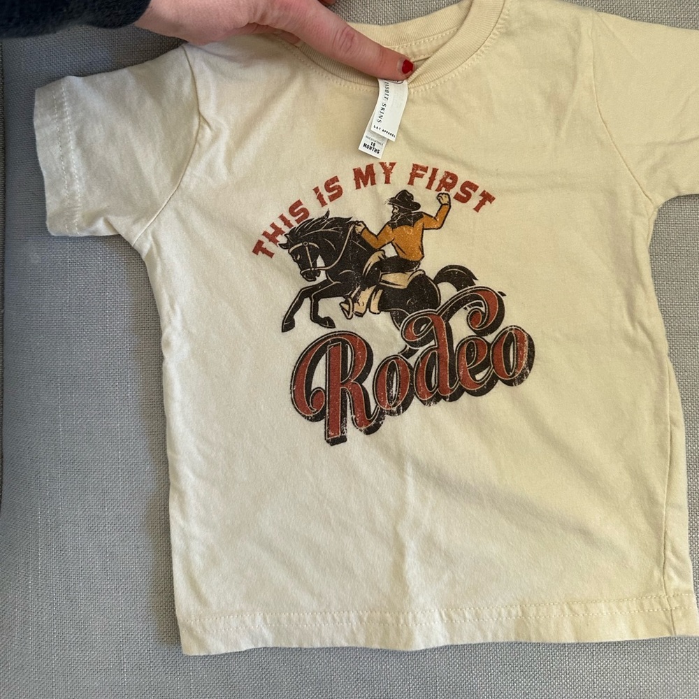 This is my first rodeo toddler shirt -18m